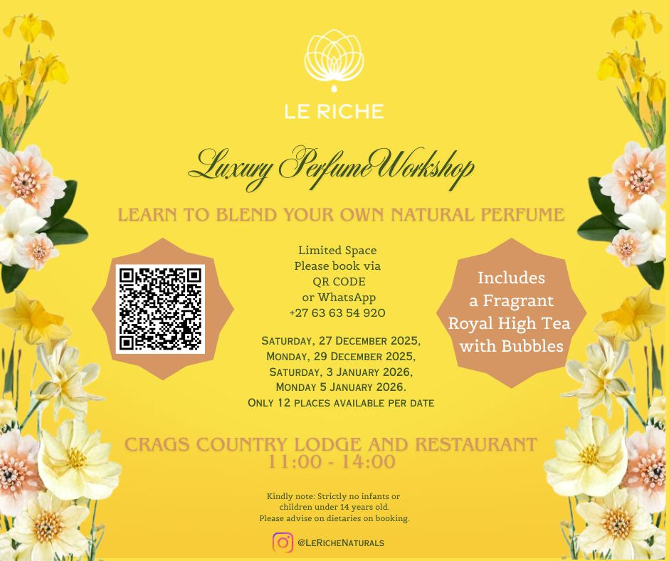 Luxury Perfume Workshop Plettenberg Bay